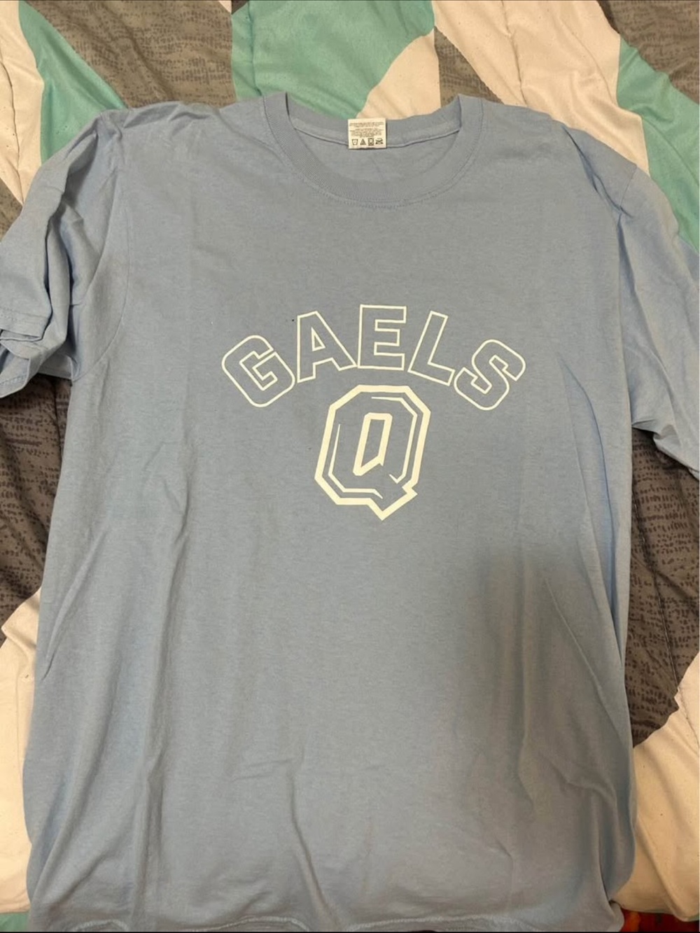 Gaels Light Blue Crewneck T-Shirt